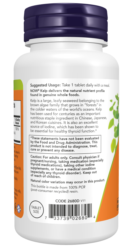 NOW Foods - Tang, 150 mcg - 200 tabletta - Image 3