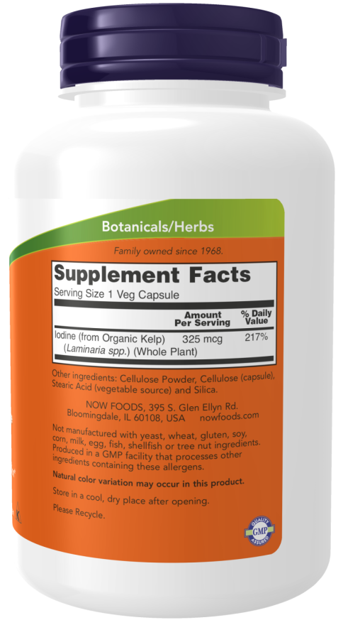 NOW Foods - Tang, 325 mcg - 250 kapszula - Image 2