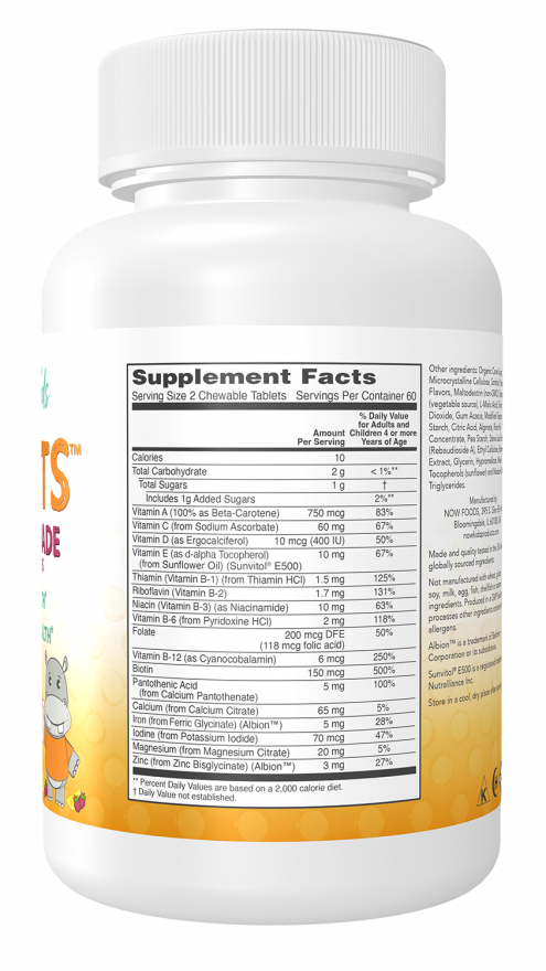 NOW Foods - Gyermekvitaminok, Bogyós Ízű - 120 rágótabletta - Image 2