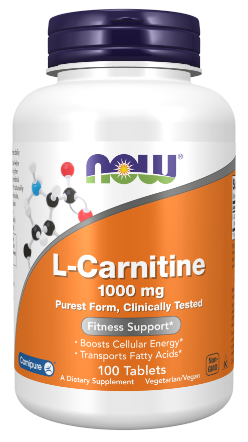 NOW Foods - L-Carnitin 1000 mg, 50 tabletta - Image 4