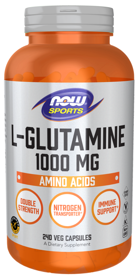 NOW Foods - L-Glutamin 1000 mg, 240 kapszula - Image 4