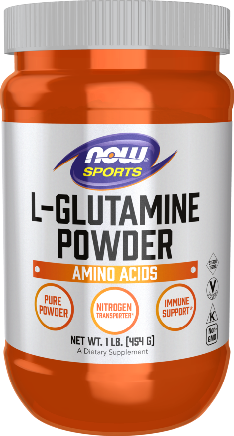 NOW Foods - L-Glutamin por 454g - Image 4