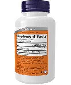NOW Foods - L-Metionin 500 mg - 100 kapszula