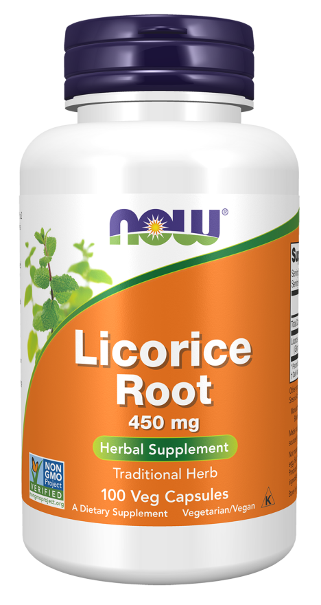 Licorice Root 450 mg Veg Capsules
