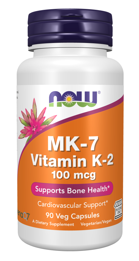 NOW Foods – MK-7 Vitamin K-2, 100 mcg - 60 kapszula - Image 4
