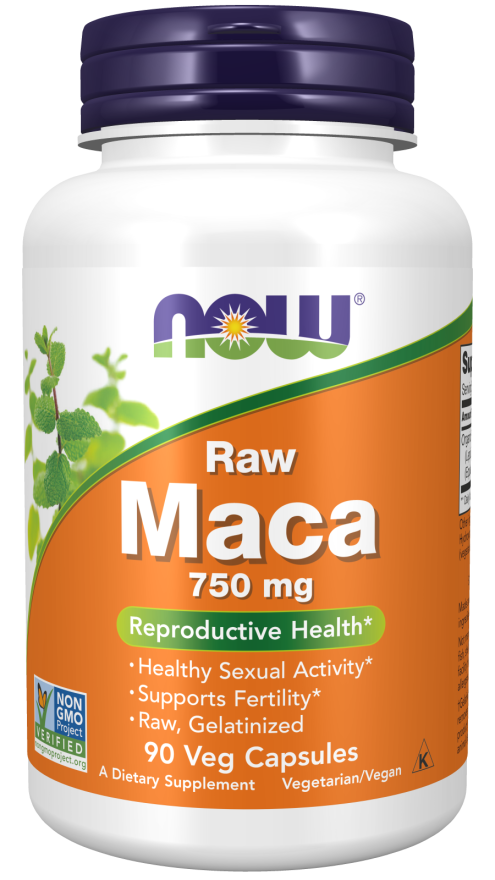 Maca 750 mg Raw Veg Capsules