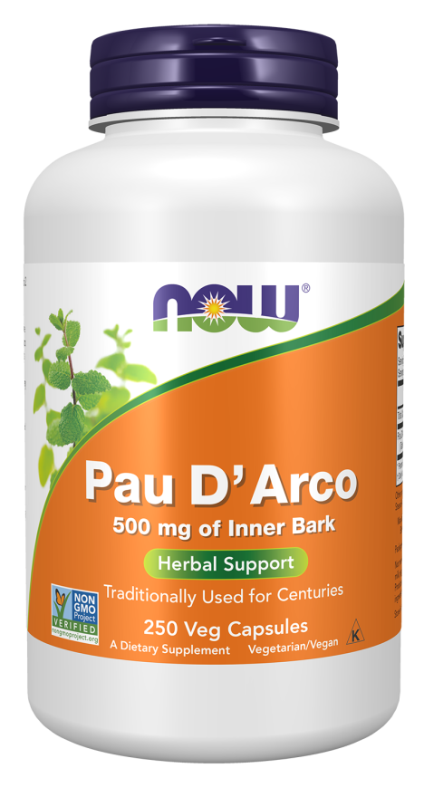 NOW Foods - Pau D'Arco 500 mg - 250 kapszula - Image 4