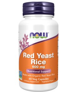 Red Yeast Rice 600 mg Veg Capsules