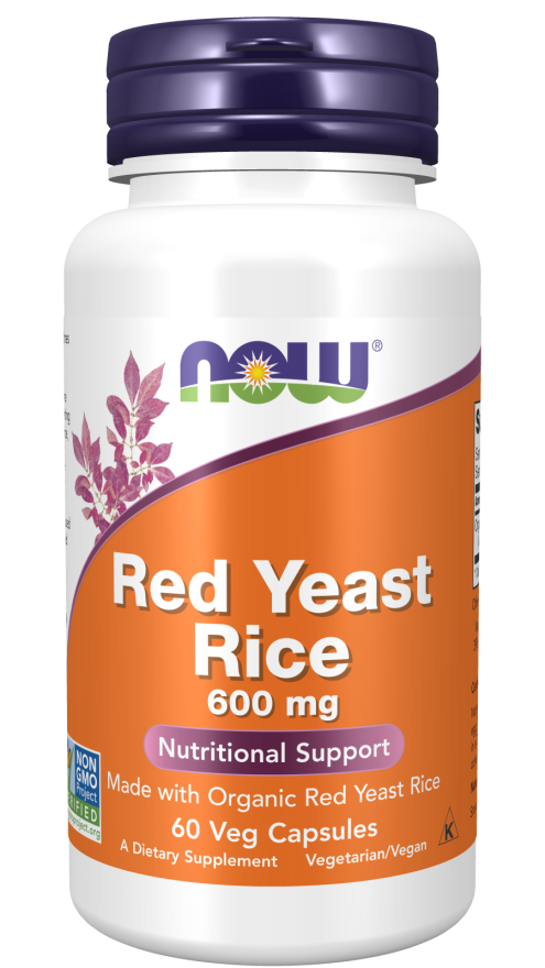 Red Yeast Rice 600 mg Veg Capsules
