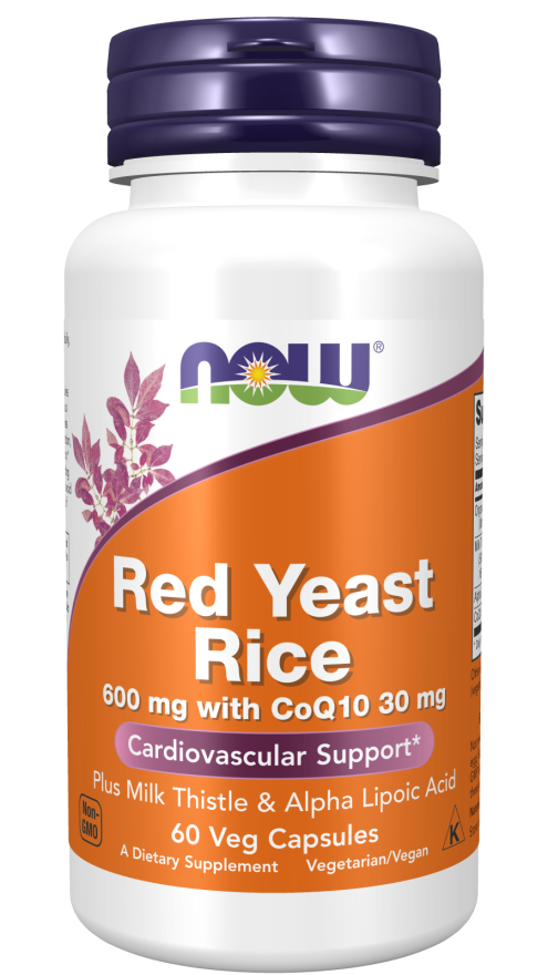 Red Yeast Rice 600 mg with CoQ10 30 mg Veg Capsules