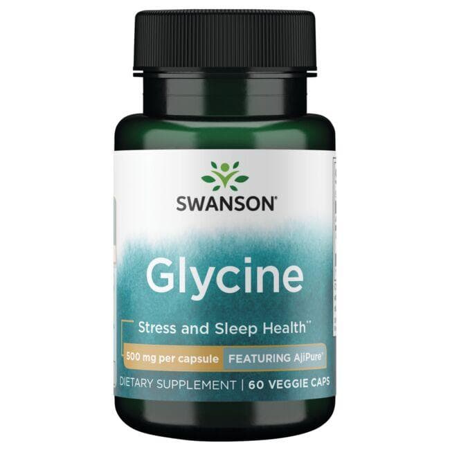 SWANSON AjiPure glicyna 500mg 60kaps