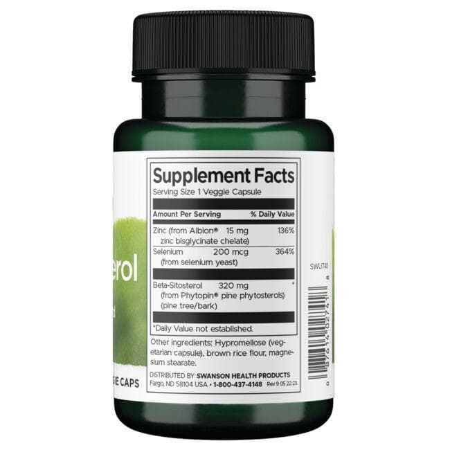 Swanson - Beta-Sitosterol 320 mg, 30 kapszula - Image 2