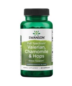 SWANSON FS Waleriana Rumianek i Chmiel 60 kaps