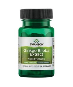 SWANSON Ginkgo Biloba ekstrakt 60mg 30 kaps
