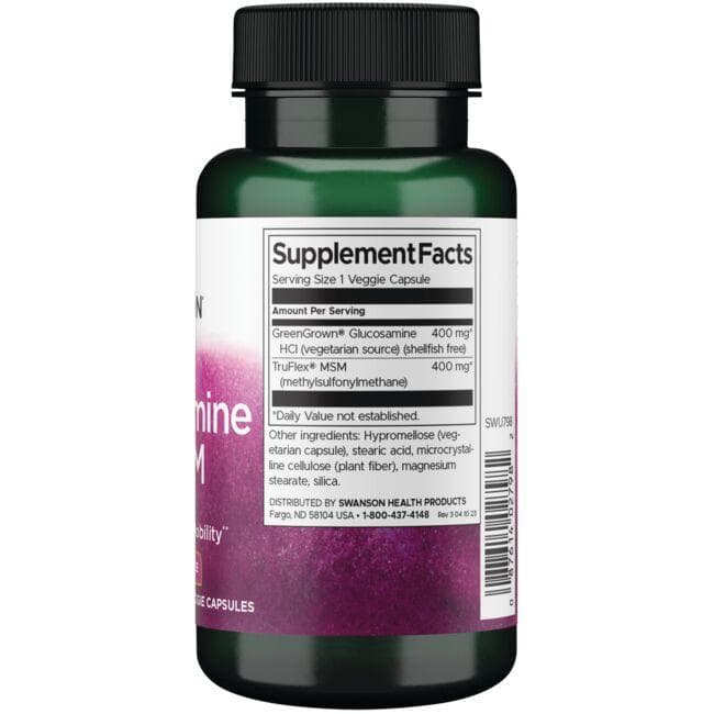 Swanson - Glükozamin + MSM 60 kapszula - Image 2