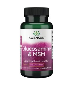 SWANSON Glucosamine + MSM 60kaps