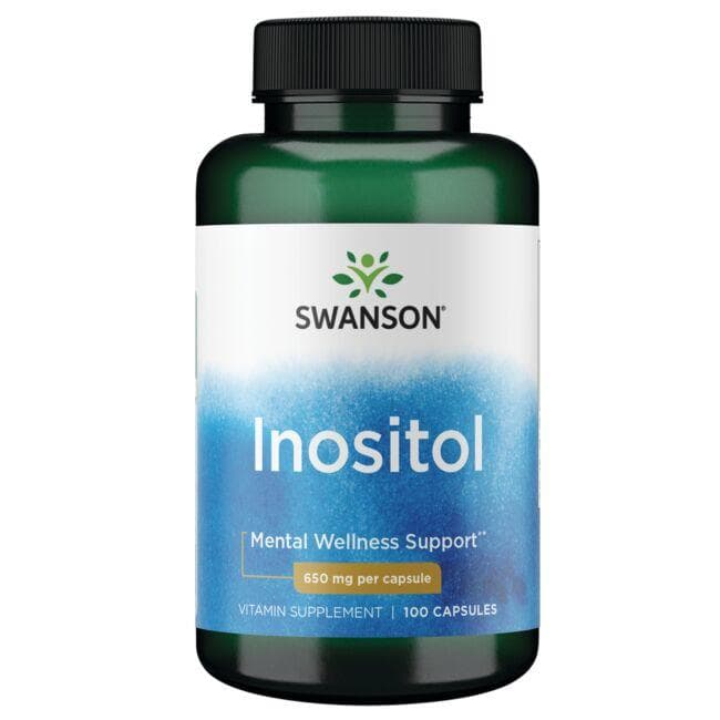 SWANSON Inozytol 650mg 100kaps