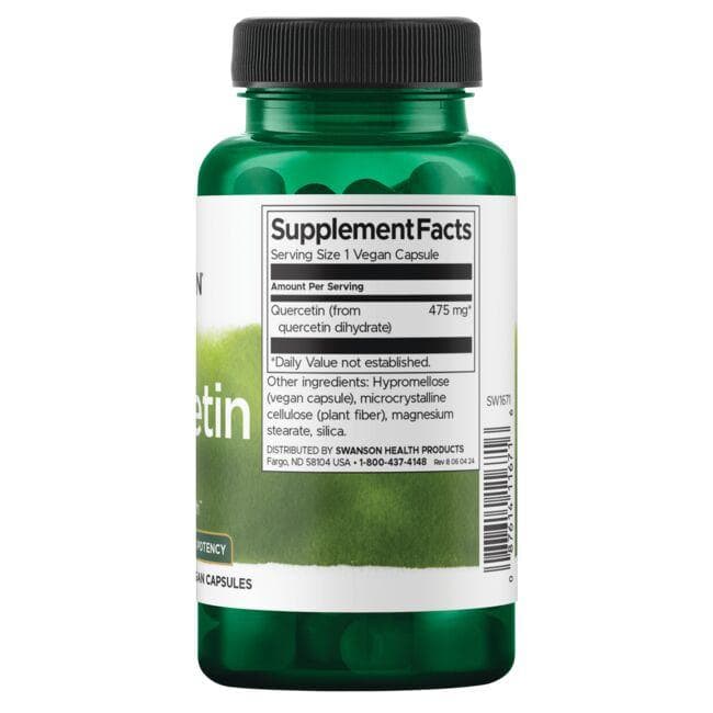 Swanson - Quercetin Magas Potencia 475 mg - 60 kapszula - Image 2
