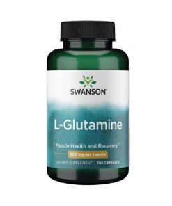 SWANSON L-glutamina 500mg 100 kaps 10/2026