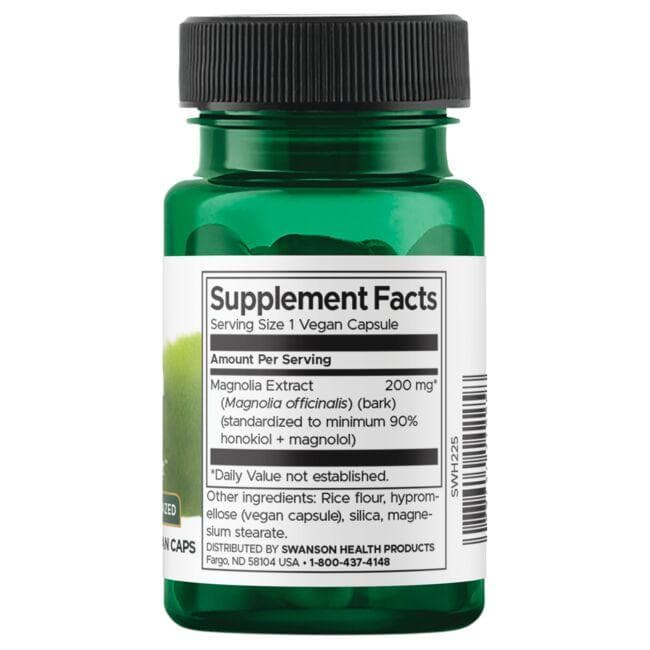 Swanson - Magnólia kivonat 200 mg, 30 kapszula - Image 2