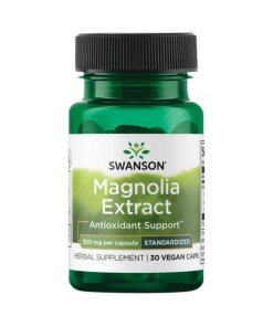 SWANSON Magnolia lekarska ekstrakt 200mg 30vkaps