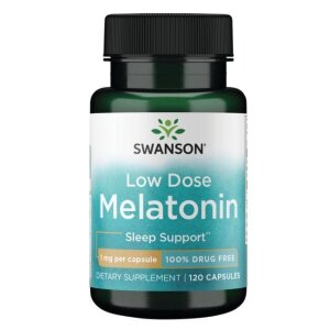 SWANSON Melatonina 1mg 120 kaps