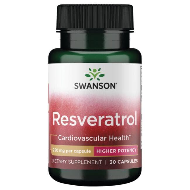 SWANSON Resweratrol 250mg 30kaps