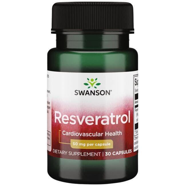 SWANSON Resweratrol 50mg 30kaps