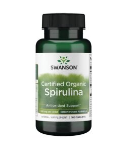 SWANSON Spirulina certified 180 tab.