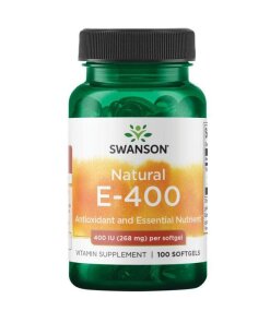 SWANSON Witamina E Naturalna 400IU 100kaps