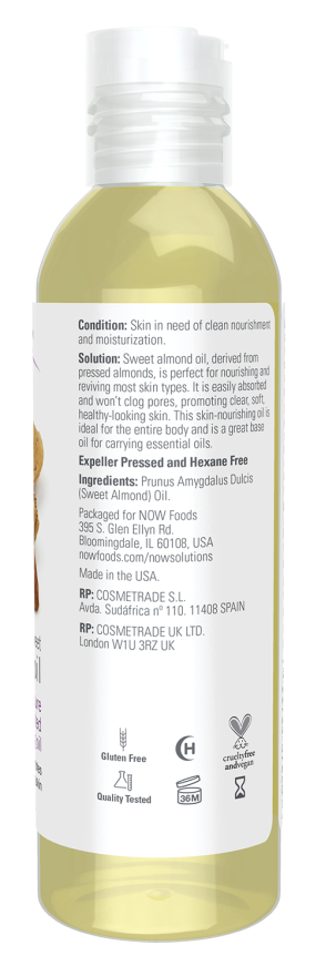 NU Foods - Tiszta mandulaolaj, 473 ml - Image 2