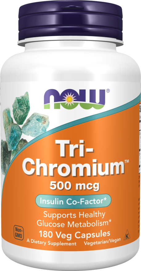 NOW Foods – Tri-Króm, 500 mcg - 90 kapszula - Image 4