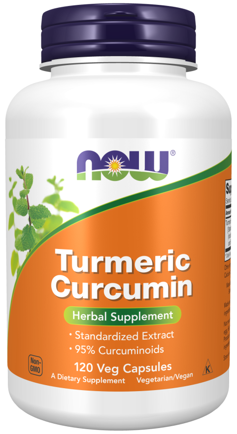 NOW Foods – Kurkuma Curcumin 60 kapszula - Image 4
