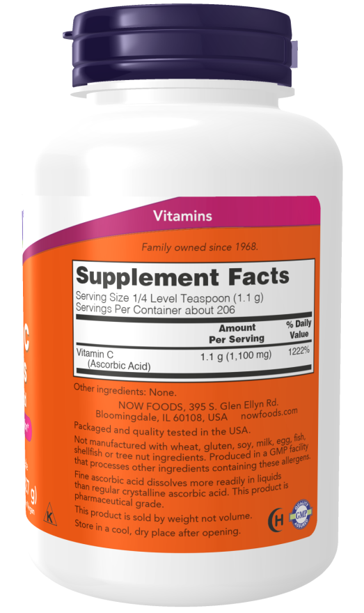 NOW Foods - C-vitamin Kristályok - 454g - Image 2