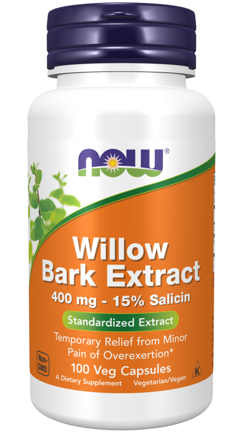 Willow Bark Extract 400 mg Veg Capsules