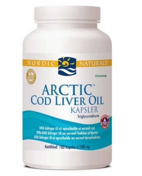 (Danish Label) Arctic Cod Liver Oil Caps