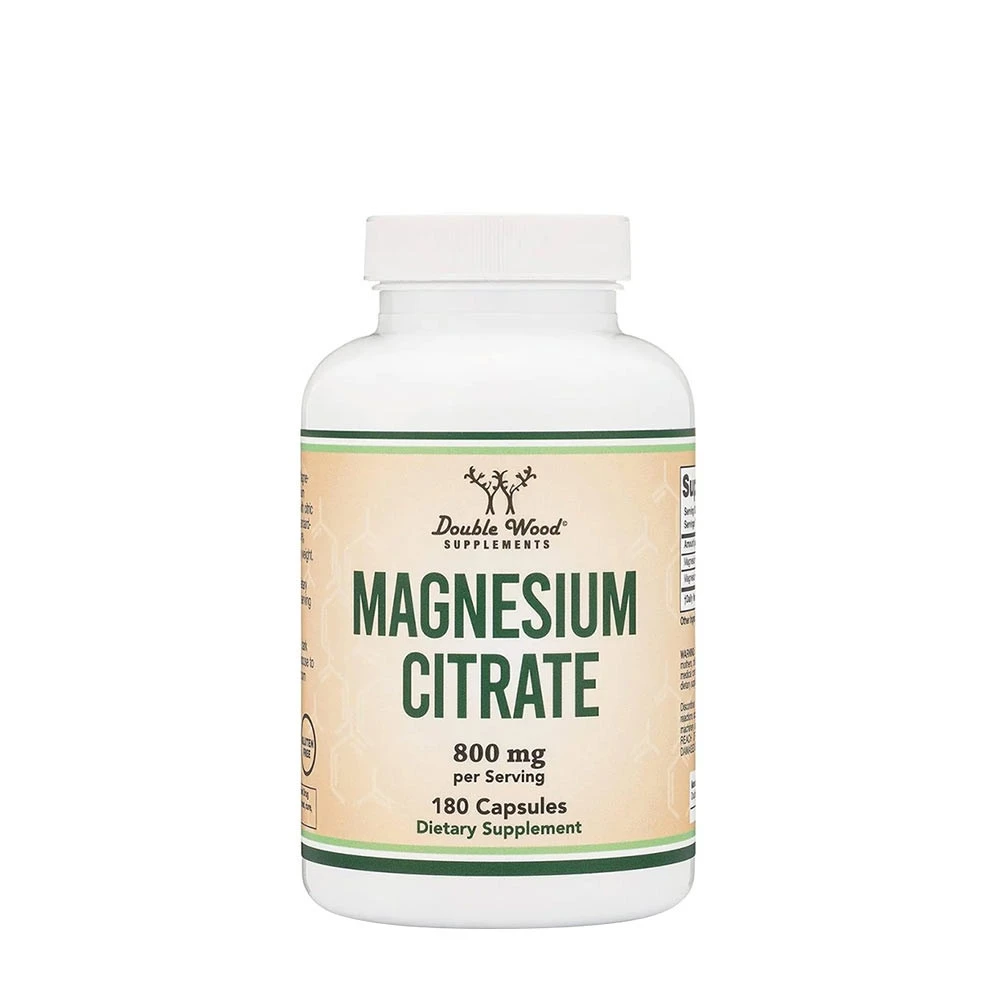 Double Wood Supplements Magnesium Citrate (180 Capsules)