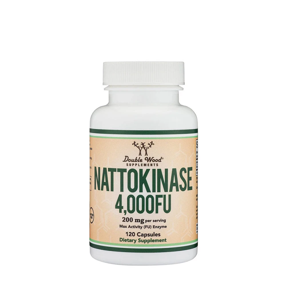 Double Wood Supplements Nattokinase (120 Capsules)