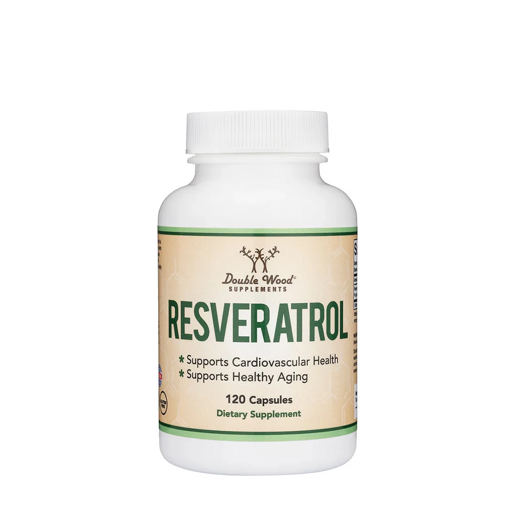 Double Wood Supplements Resveratrol (120 Capsules)
