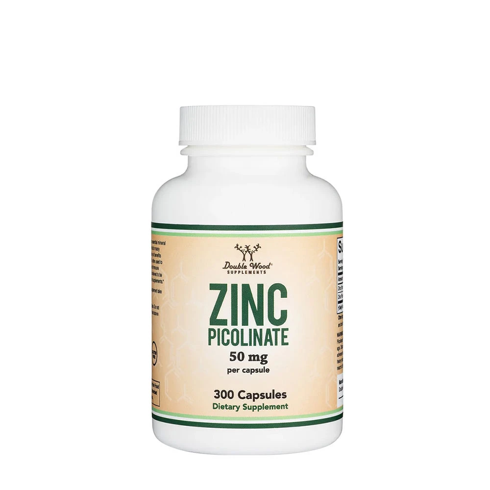 Double Wood Supplements Zinc Picolinate (300 Capsules)