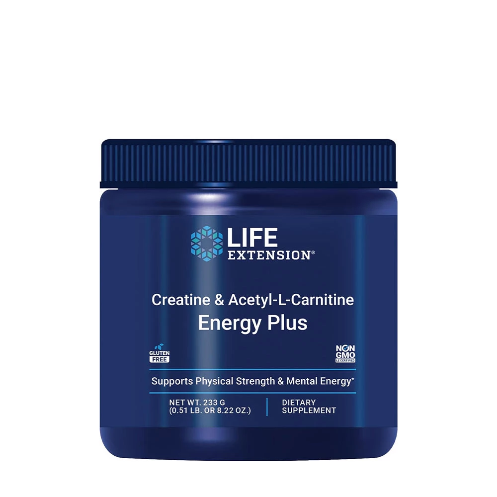 Life Extension Creatine & Acetyl-L-Carnitine Energy Plus (233 g)