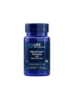 Life Extension - Mushroom Immune with Beta Glucans (30 Veg Capsules)