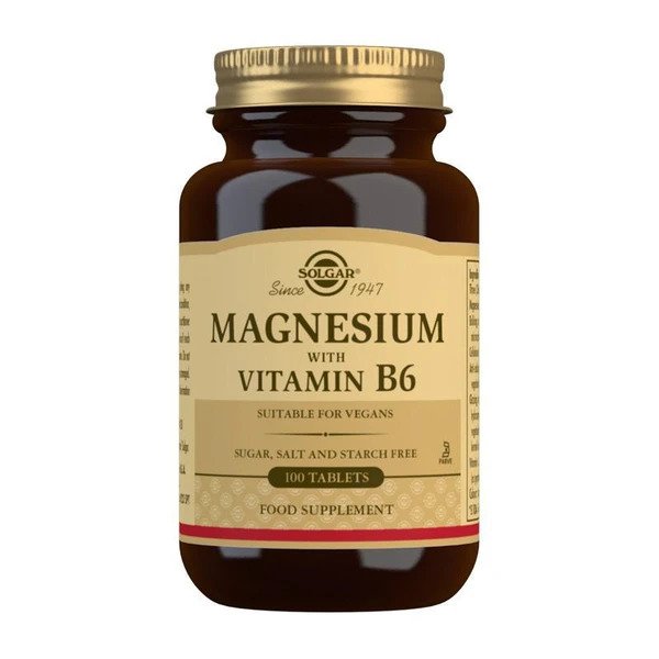 Magnesium med B6-vitamin - 100 tabletter
