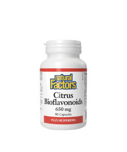 Natural Factors Citrus Bioflavonoids Plus Hesperidin 650 mg (90 Capsules)