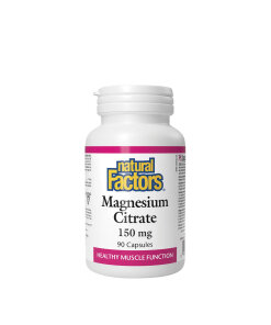 Natural Factors Magnesium Citrate 150 mg (90 Capsules)