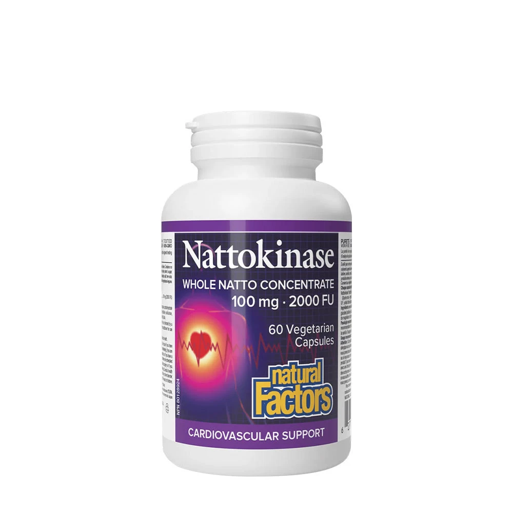 Natural Factors Nattokinase 100 mg (60 Veggie Capsules)