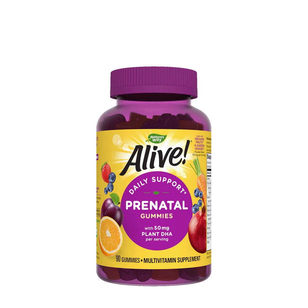 Nature's Way - Alive!® Daily Support Prenatal Gummy Multivitamin (90 Gummies