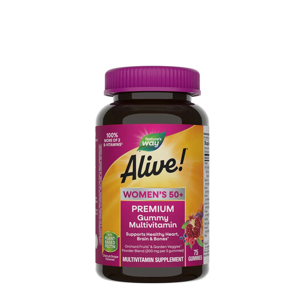 Nature's Way - Alive!® Premium Women’s 50+ Gummy Multivitamin (75 Gummies
