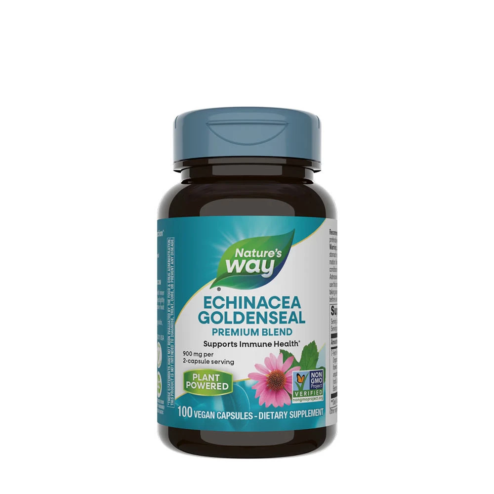 Nature's Way - Echinacea Goldenseal Premium Blend (100 Capsules)