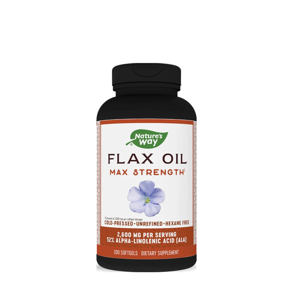 Nature's Way - Flax Oil Max Strength (200 Softgels)